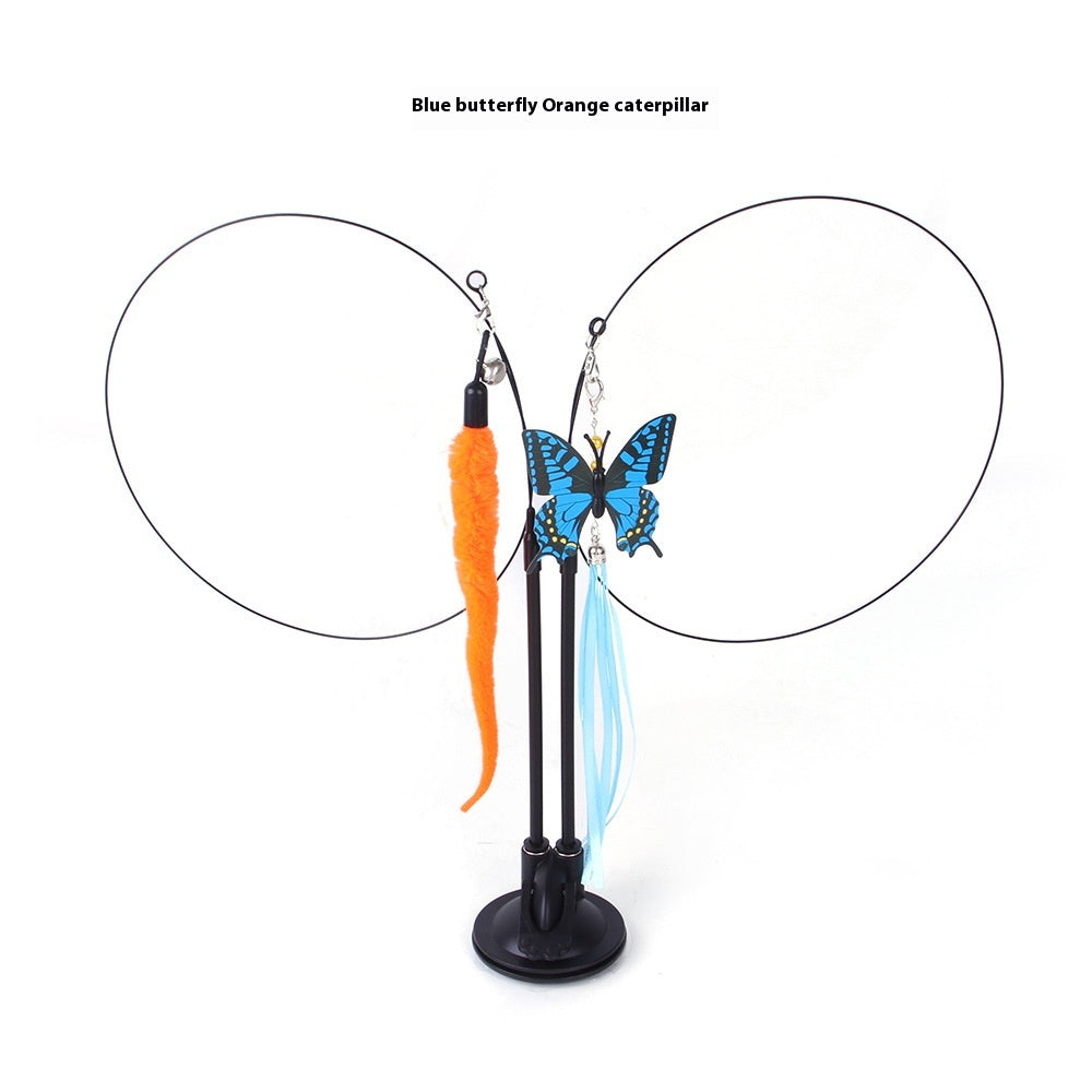 Cat Sucker Teaser Toy – Interactive Self-Play Suction Cup Toy