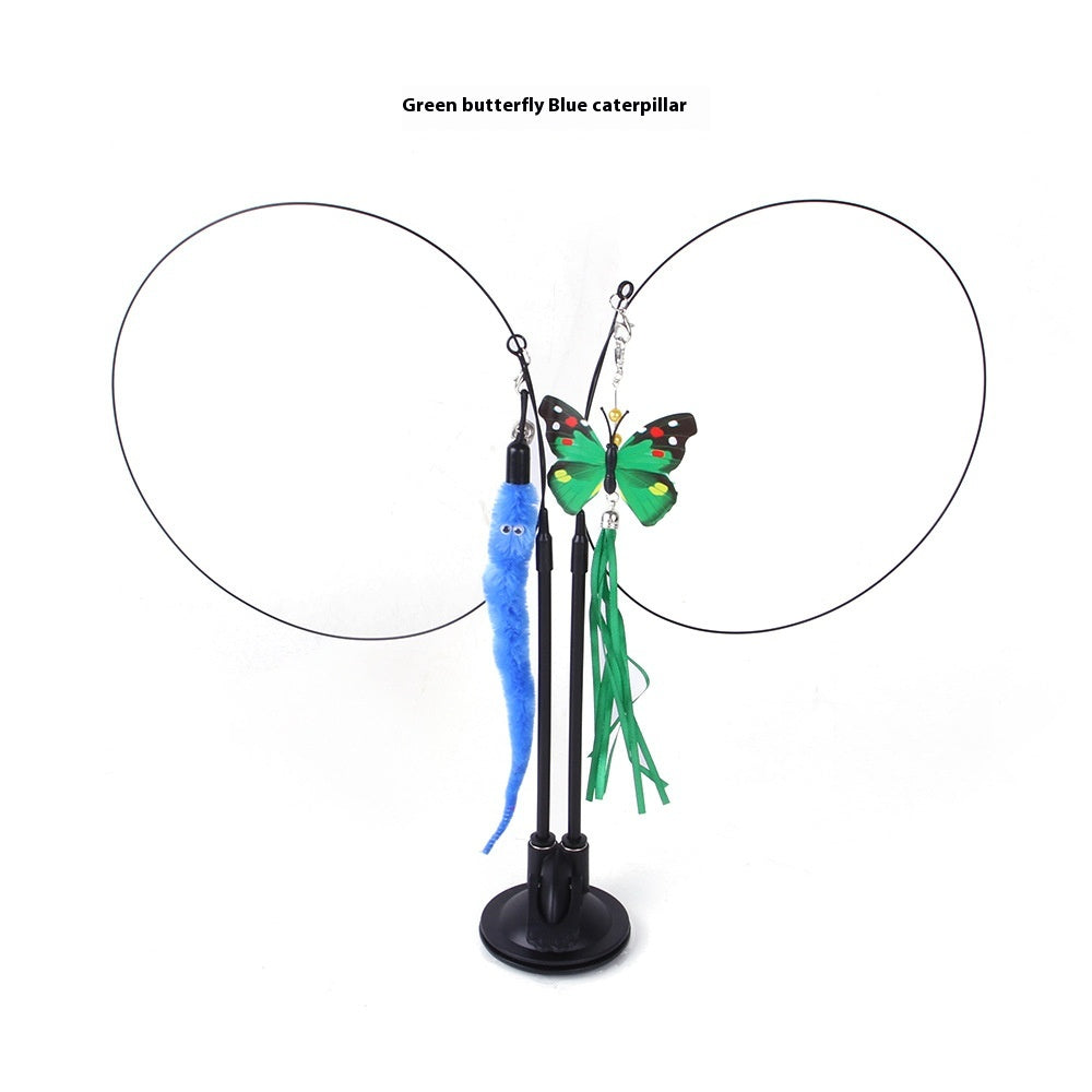 Cat Sucker Teaser Toy – Interactive Self-Play Suction Cup Toy