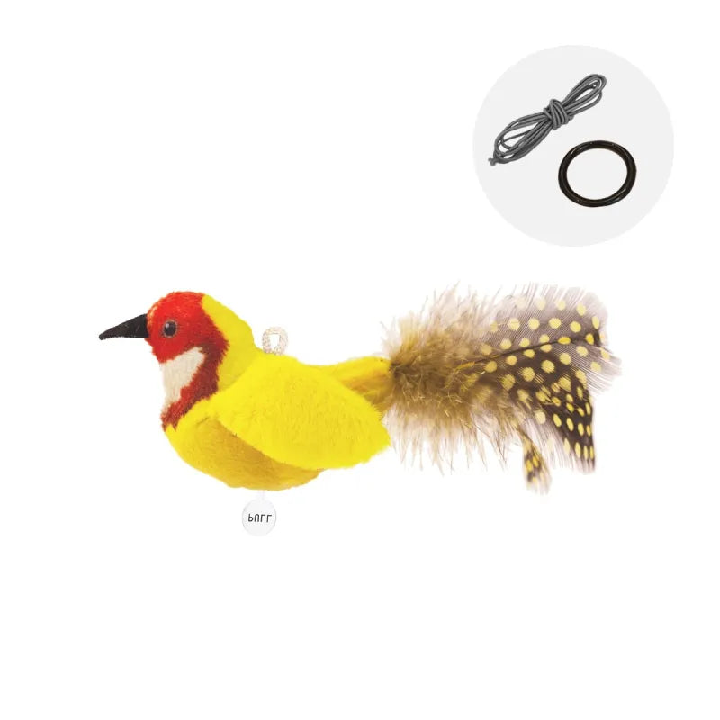 Bird Simulation Cat Toy – Motorized with Realistic Chirping Sounds for Indoor Cats