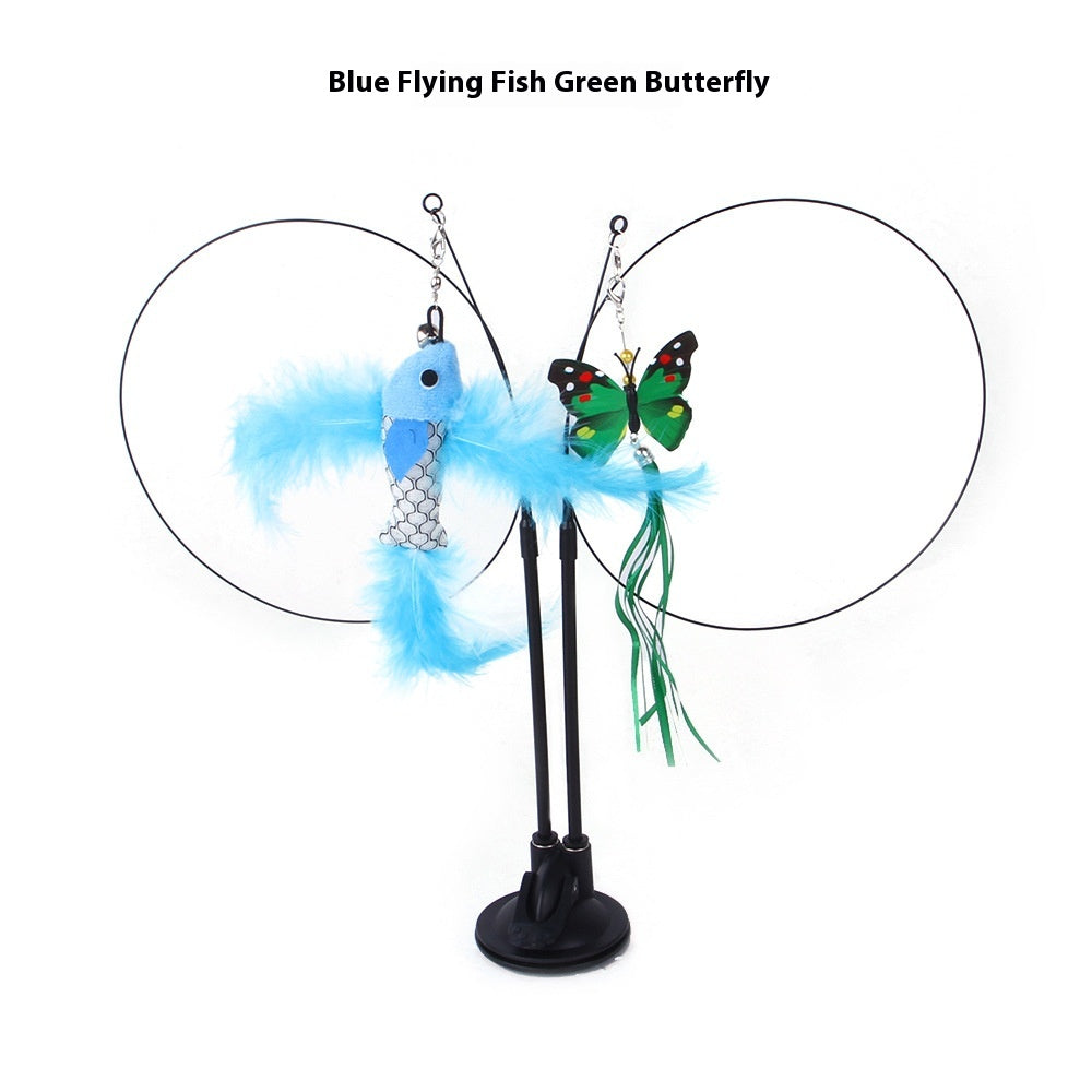 Cat Sucker Teaser Toy – Interactive Self-Play Suction Cup Toy