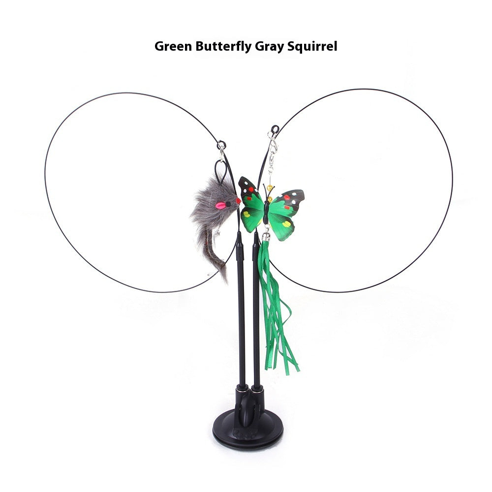 Cat Sucker Teaser Toy – Interactive Self-Play Suction Cup Toy